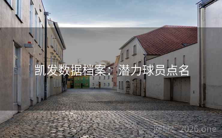 凯发数据档案：潜力球员点名