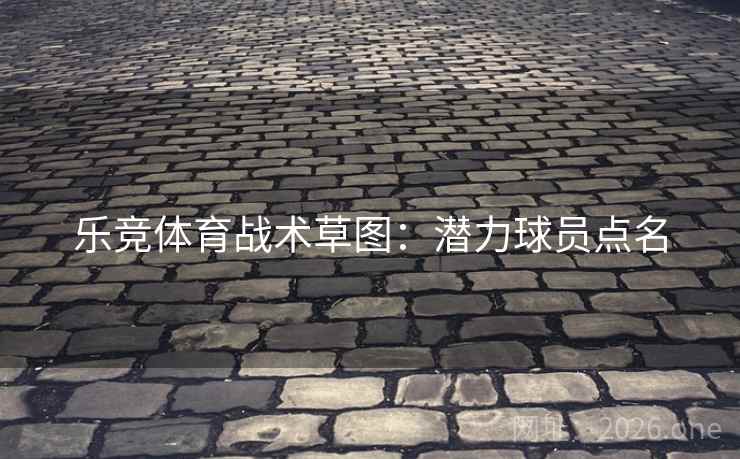 乐竞体育战术草图：潜力球员点名