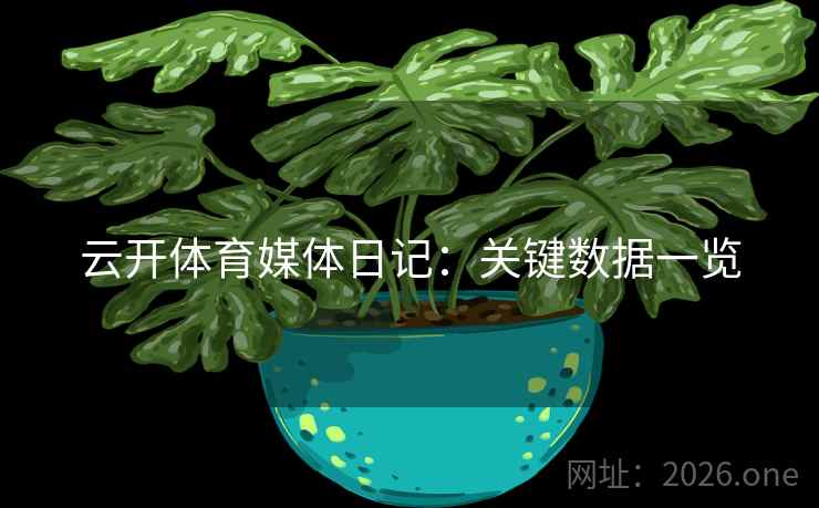 云开体育媒体日记:关键数据一览 云开体育媒体日记:关键数据一览